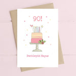 Dandelion Design Cardiau Oedran Penblwydd Hapus