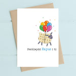 Dandelion Design Penblwydd Hapus Cards