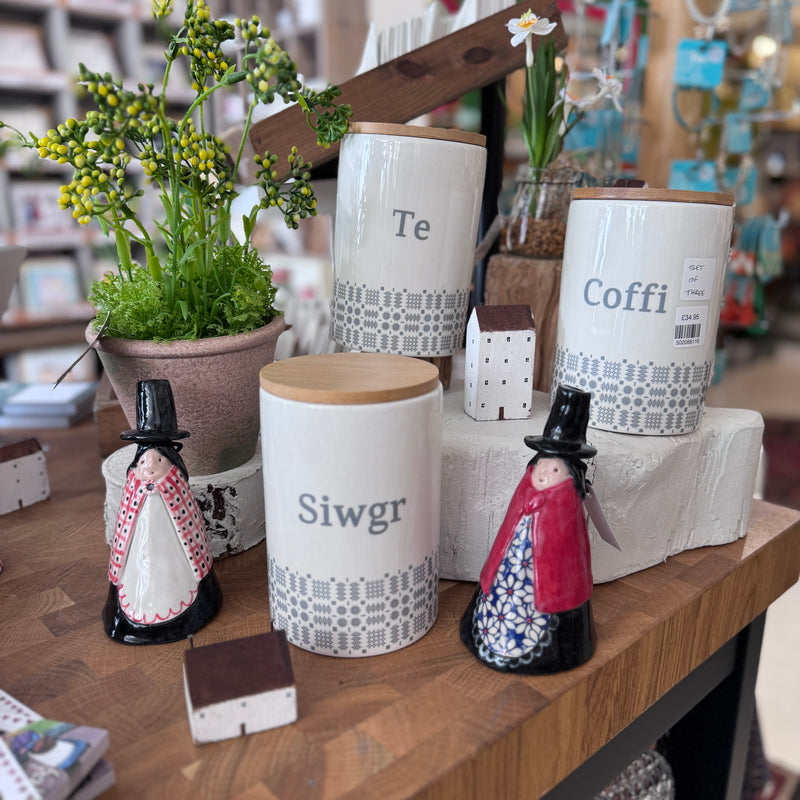 Te, Coffi and Siwgr Cannisters