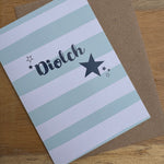 Diolch and Thank You Greeting Cards
