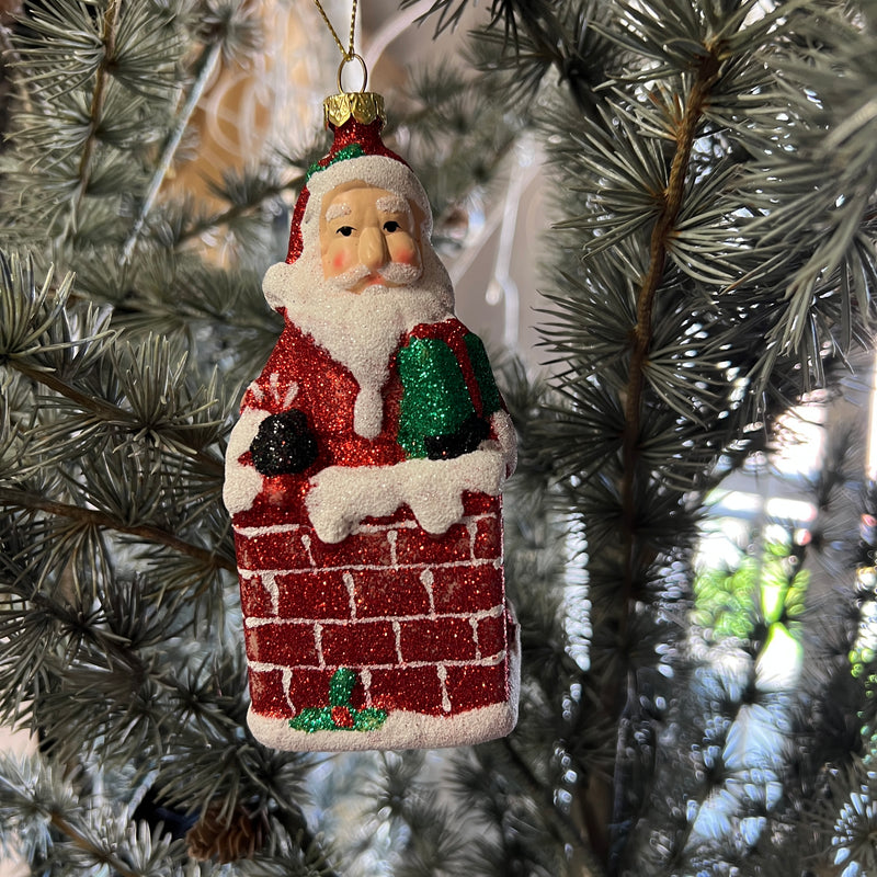 Santa Chimey Bauble