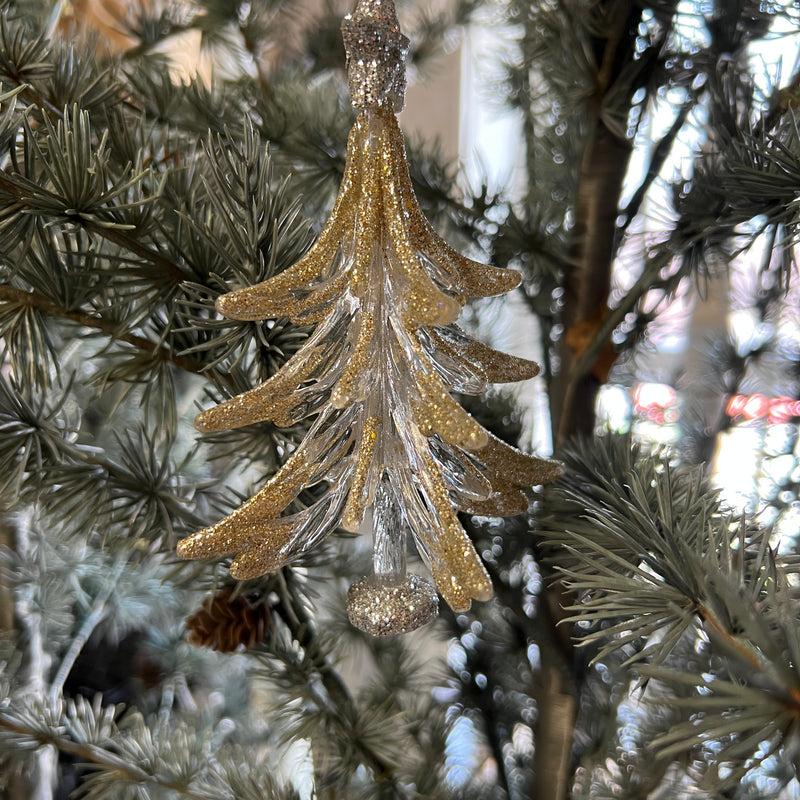 Gold 3d Tree Decoration
