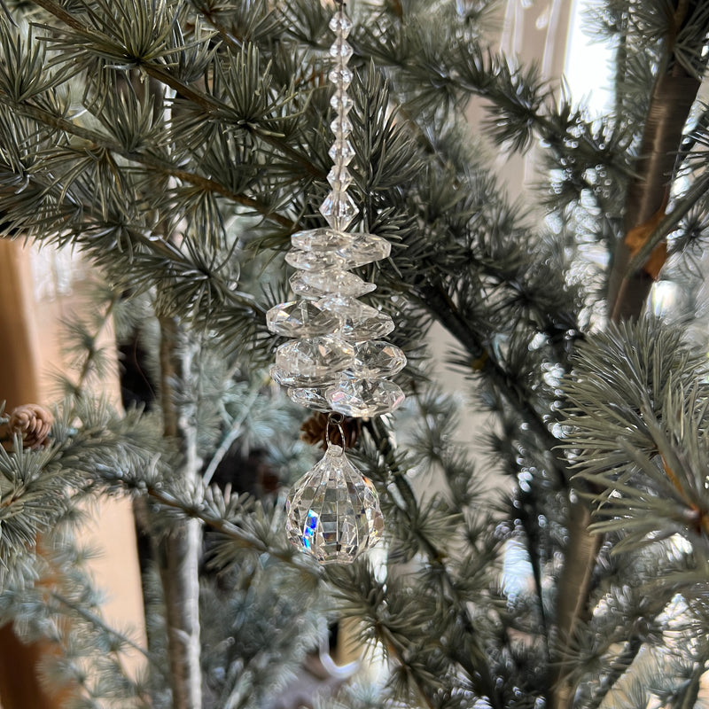 clear resin drop crystal decoration