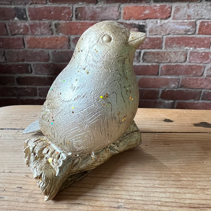Gold freestanding bird