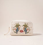 Elizabeth Scarlett Cream Cotton Jungle Paradise Bags