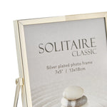 Solitaire Silver Plated Photograph Frame