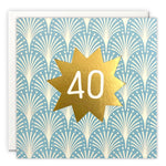 40th Birthday Card