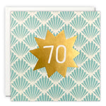 70th Birthday Card