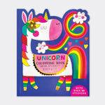 Children's Die Cut Colouring Book with Stickers