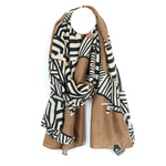 Zebra print scarf