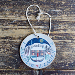 Driftwood Designs Wooden Nadolig Tree Decoration