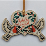 Driftwood Designs Wooden Nadolig Tree Decoration