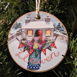 Driftwood Designs Wooden Nadolig Tree Decoration