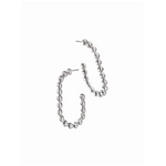 Ball Chain Demi Hoops