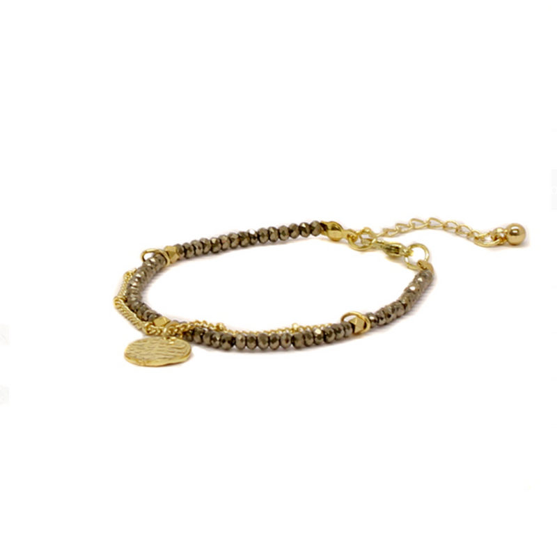 Antipe Coin Beaded Bracelet