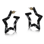 Julia Star Pattern Resin Earrings