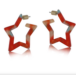 Julia Star Pattern Resin Earrings