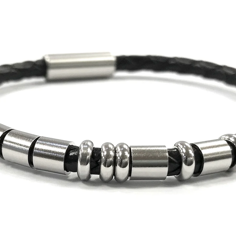 Mens Morse Code Bracelet