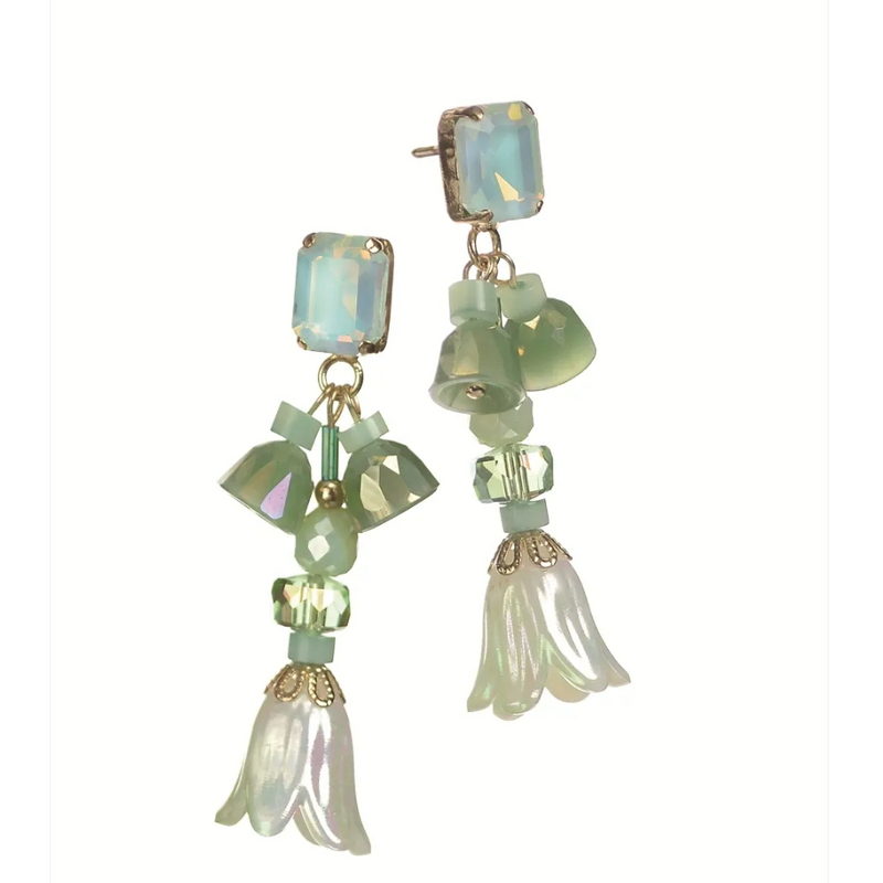Vintage Style Cluster Earrings