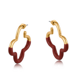 Josephine Floral Shape Metal Earrings