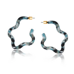 Erica Squiggle Resin Earrings