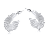 Julia Gynko Leaf Hoop Earrings