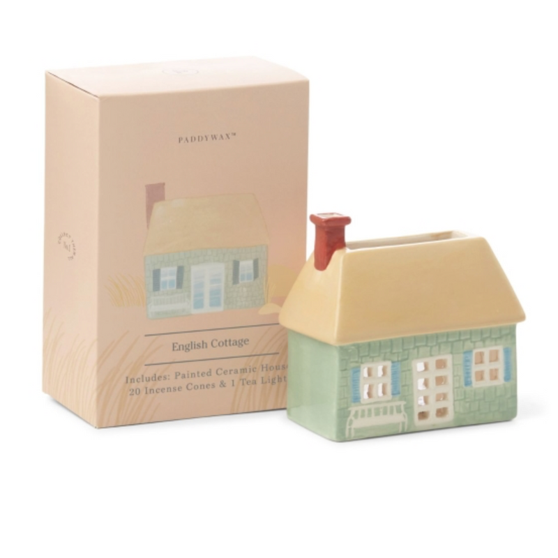English Cottage Incense & Tea Light Holder