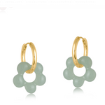 Rebecca Beaded Huge Hoop Earrings