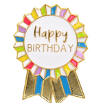 Metal Birthday Badge