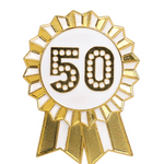 Metal Birthday Badge