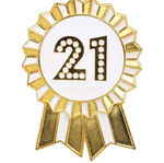 Metal Birthday Badge