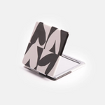 Mono Bloom Round Pocket Mirror