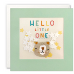 New Baby and Babi Newydd Greeting Card