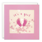 New Baby Girl Greeting Card