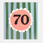 70th Birthday Card
