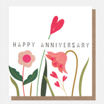 Wedding Anniversary and Penblwydd Priodas Greeting Card