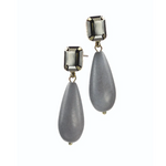 Stone Tear Drop Earrings