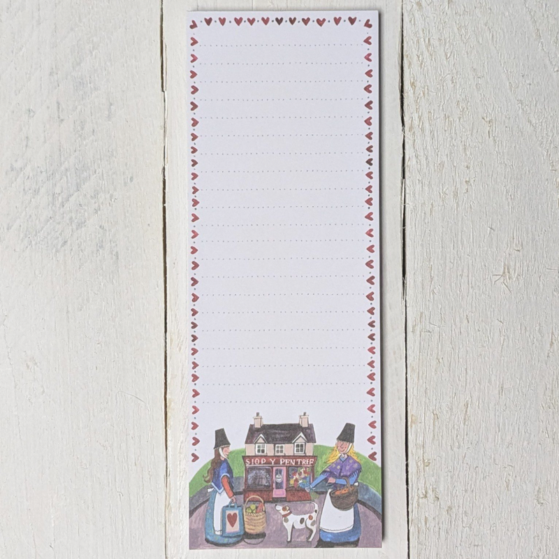 Siop Y Pentref List Notepad