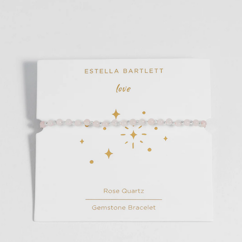Wellness Rose Quartz Gemstone Amelia Bracelet