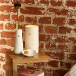 Rader Porcelain Lamp Golden Leaf