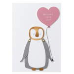 New Baby and Babi Newydd Greeting Card