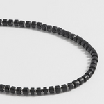 Men's Gemstone Rondelle Necklace