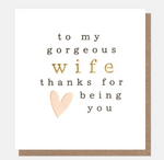 Wife Greeting Card