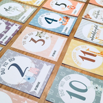 CARDIAU CERRIG MILLTIR BABI YN GYMRAEG // WELSH BABY MILESTONE CARDS