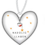 Belly Button Ceramic Christmas Hangers