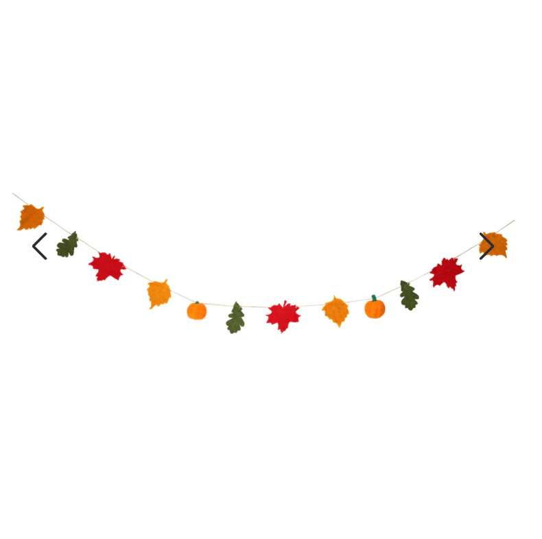 Autumn Hues Felt Garland
