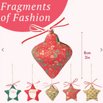 Fragments of Fashion Handmade Christmas Tree Decorations