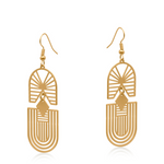 Siena Labyrinth Cagel Dangle Earrings