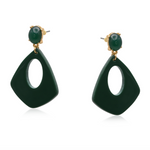 Min Geo Resin Earrings