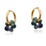 Sybilla Petite Resin Huggies Earrings